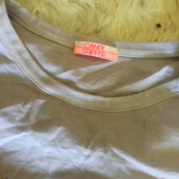 dolls kill Candystripper dinosaur Tee OS - Picture 4 of 4